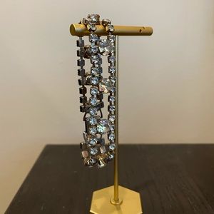 Vintage crystal rhinestone costume bracelet